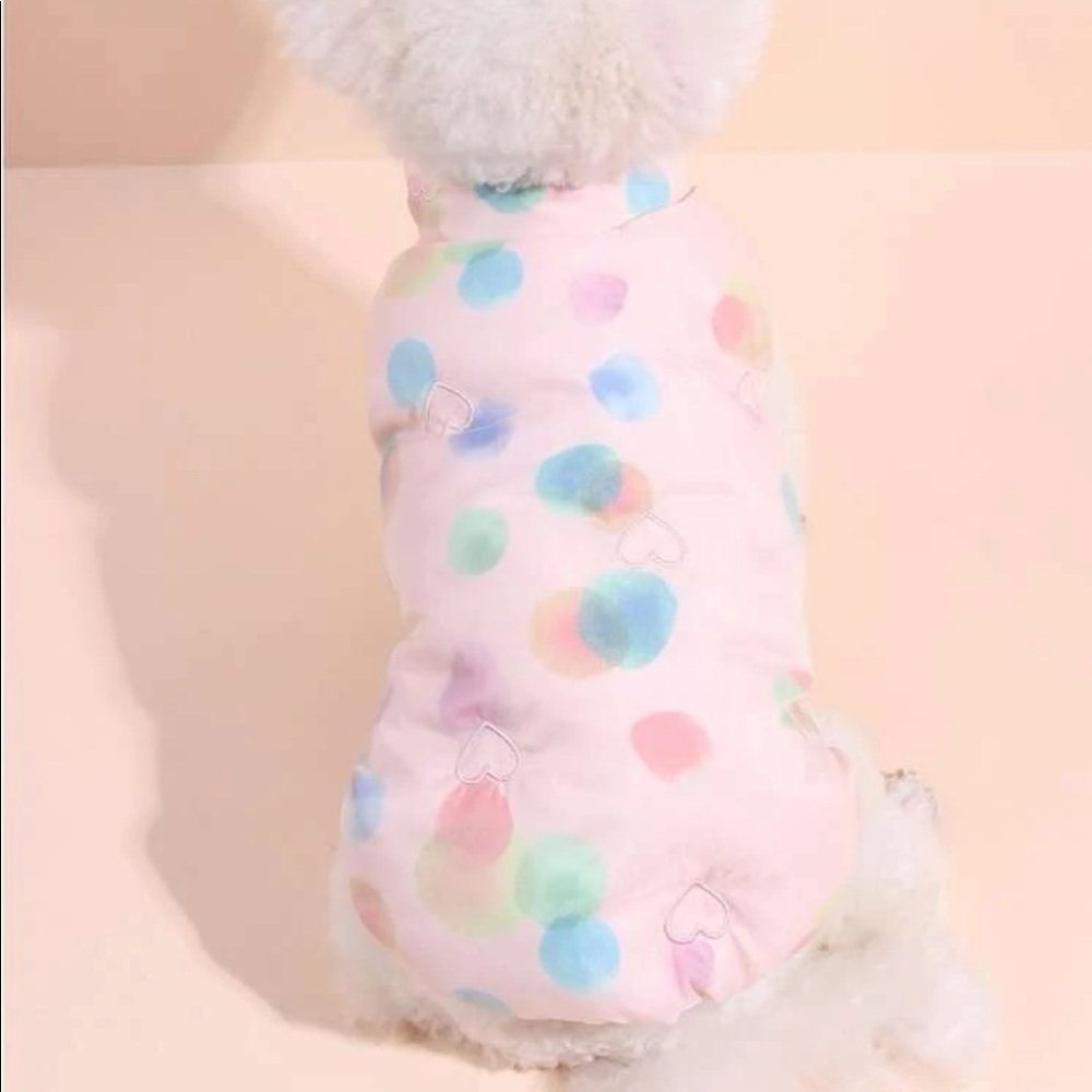 NWT- Heart Embroidered Pet Coat Size XL - Picture 10 of 11